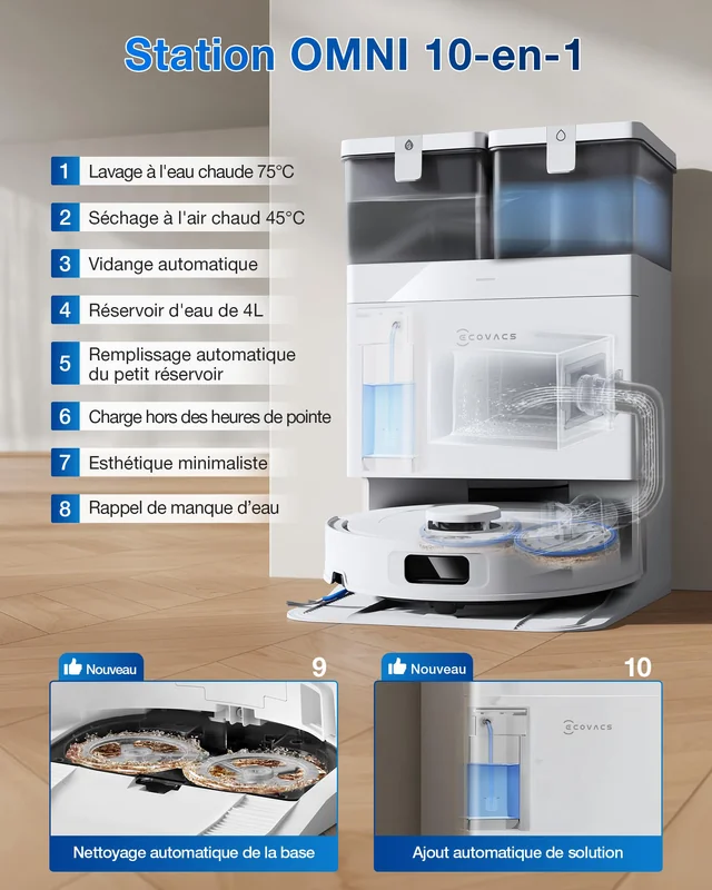 Ecovacs Deebot T30C Omni : Test Complet 2026 image 4
